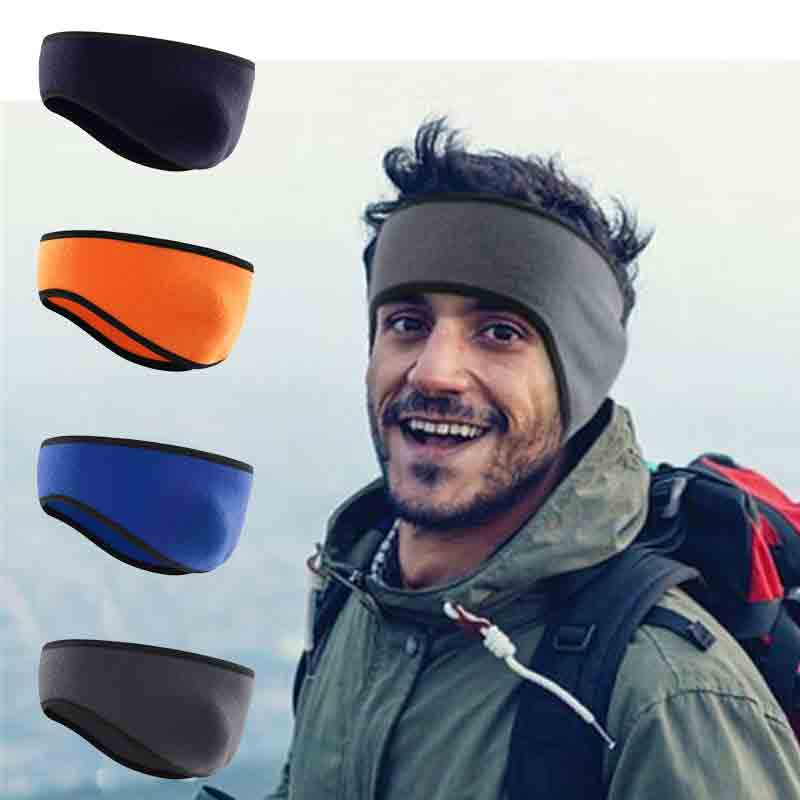 Fleece Ear Warmer Band - 1 ชิ้นฤดูหนาวขนแกะ Earmuffs เย็นสภาพอากาศหูอุ่นฝาครอบขี่จักรยานสกีสโนว์บอร์ดกลางแจ้งวิ่งอุ่นหู Muff แถบคาดศีรษะผม