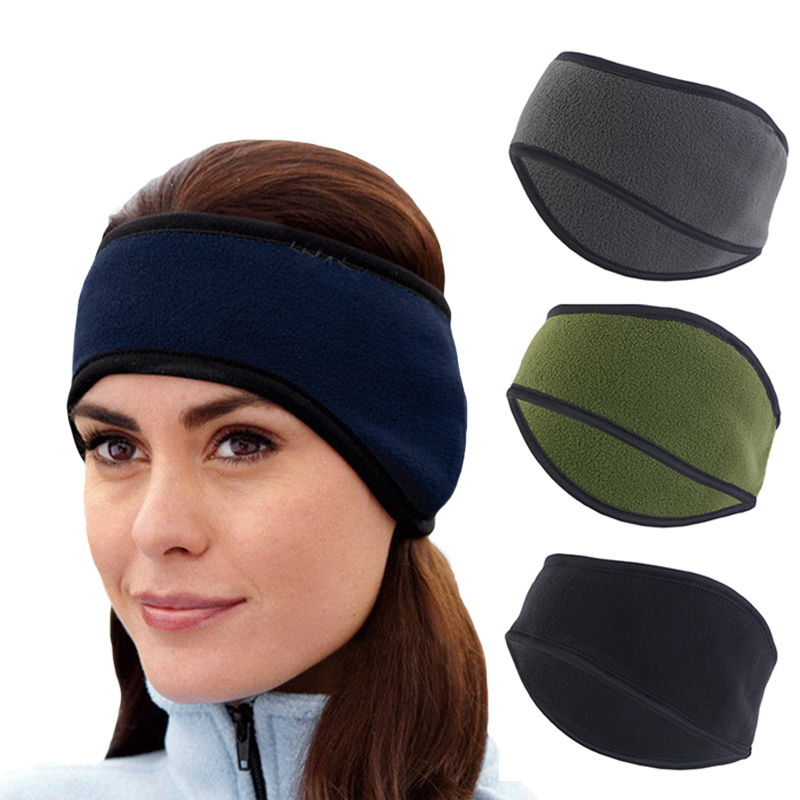 Fleece Ear Warmer Band - ฤดูหนาวใหม่ขนแกะหู Muffs อุ่นแถบคาดศีรษะกีฬาสกีกลางแจ้งวิ่งฤดูหนาวที่อบอุ่นแถบคาดศีรษะผม Unisex อุปกรณ์เสริมผม
