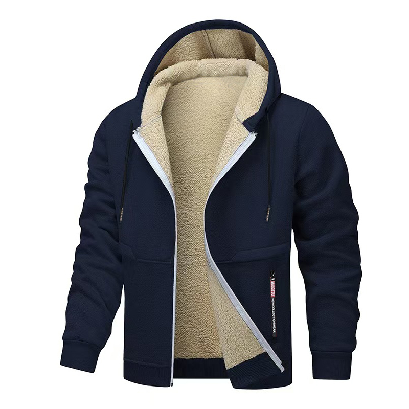 เสื้อฮู้ดลำลองสำหรับผู้ชายลายส - Sherpa Hoodie Fleece บทวิจารณ์และราคา
