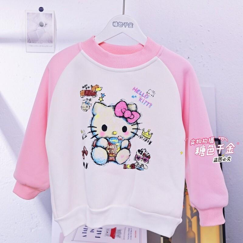 เสื้อฮู้ดขนแกะเด็กผู้หญิงลายกา - Sherpa Hoodie Fleece บทวิจารณ์และราคา