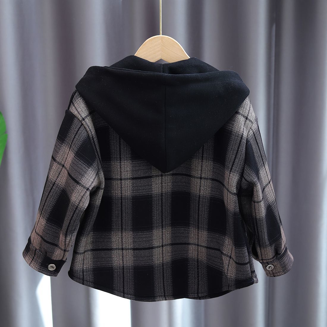 เสื้อแจ็คเก็ตเด็กผู้ชายลายสก็อ - Flannel Shirt Lined บทวิจารณ์และราคา