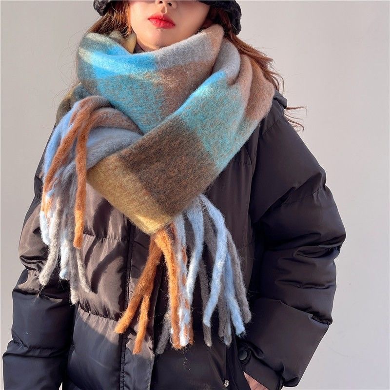 2025Newฤดูหนาวหนาผ้าพันคอผู้หญ - Cashmere Pashmina Wrap บทวิจารณ์และราคา