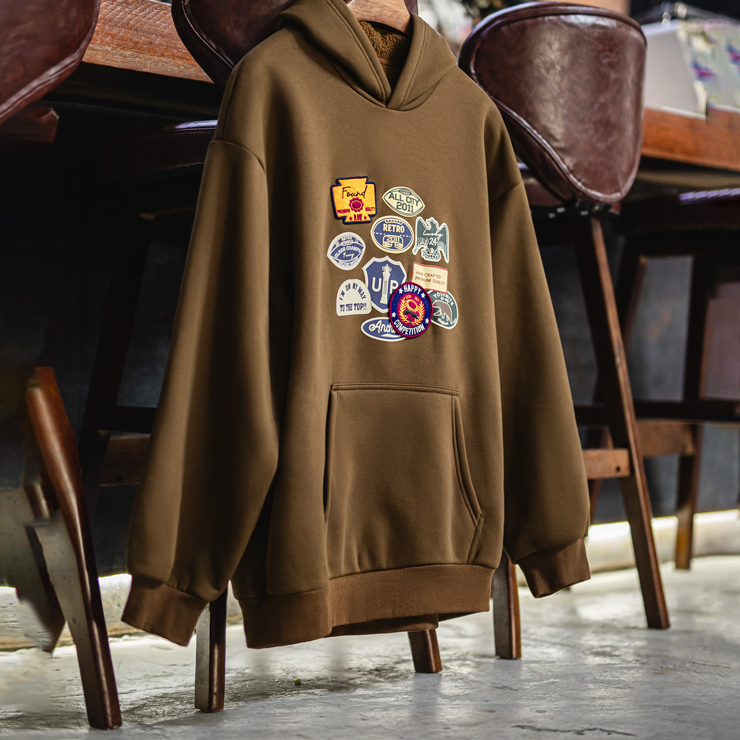 เสื้อฮู้ดดี้ผู้ชาย Maden Vinta - Sherpa Hoodie Fleece บทวิจารณ์และราคา