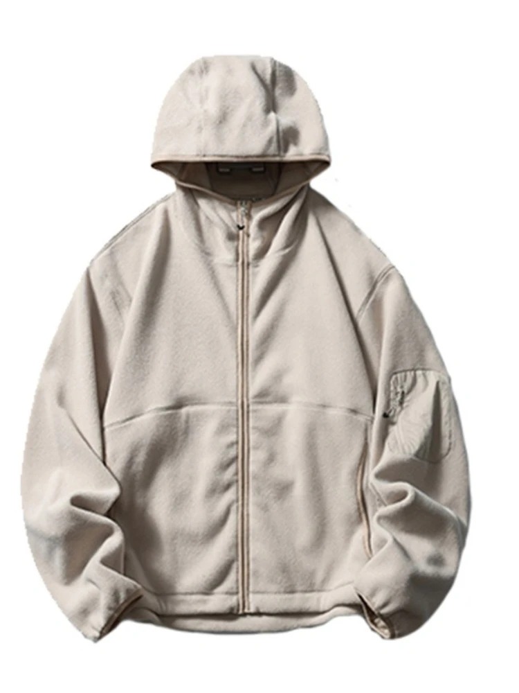 เสื้อฮู้ดผู้ชาย ผ้าฝ้าย สำหรับ - Sherpa Hoodie Fleece บทวิจารณ์และราคา
