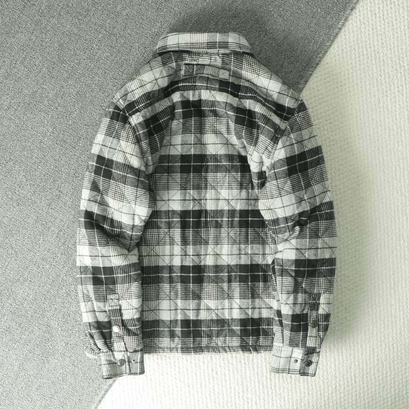 เสื้อแจ็คเก็ตผ้าฟลานเนลลายสก็อ - Flannel Shirt Lined บทวิจารณ์และราคา
