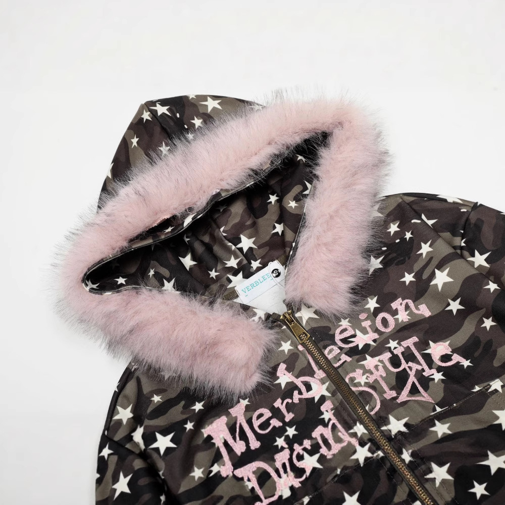 เสื้อฮู้ดซิปผู้ชาย ลายพรางสไตล - Sherpa Hoodie Fleece บทวิจารณ์และราคา