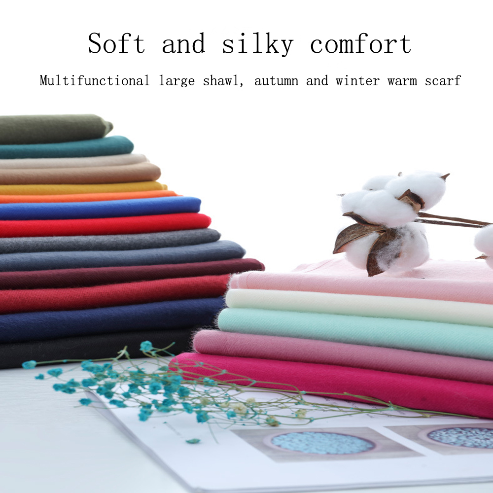 Multi-Purpose เลียนแบบผ้าพันคอ - Cashmere Pashmina Wrap บทวิจารณ์และราคา