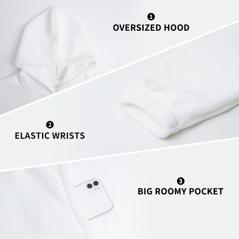 เสื้อฮู้ดผ้าห่มลายดอกไม้สไตล์ฮ - Sherpa Hoodie Fleece บทวิจารณ์และราคา