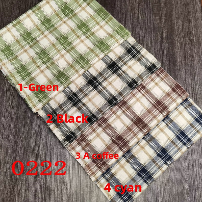 ผ้าฟลานเนลลายทวิลแบบขายเป็นเมต - Flannel Shirt Lined บทวิจารณ์และราคา