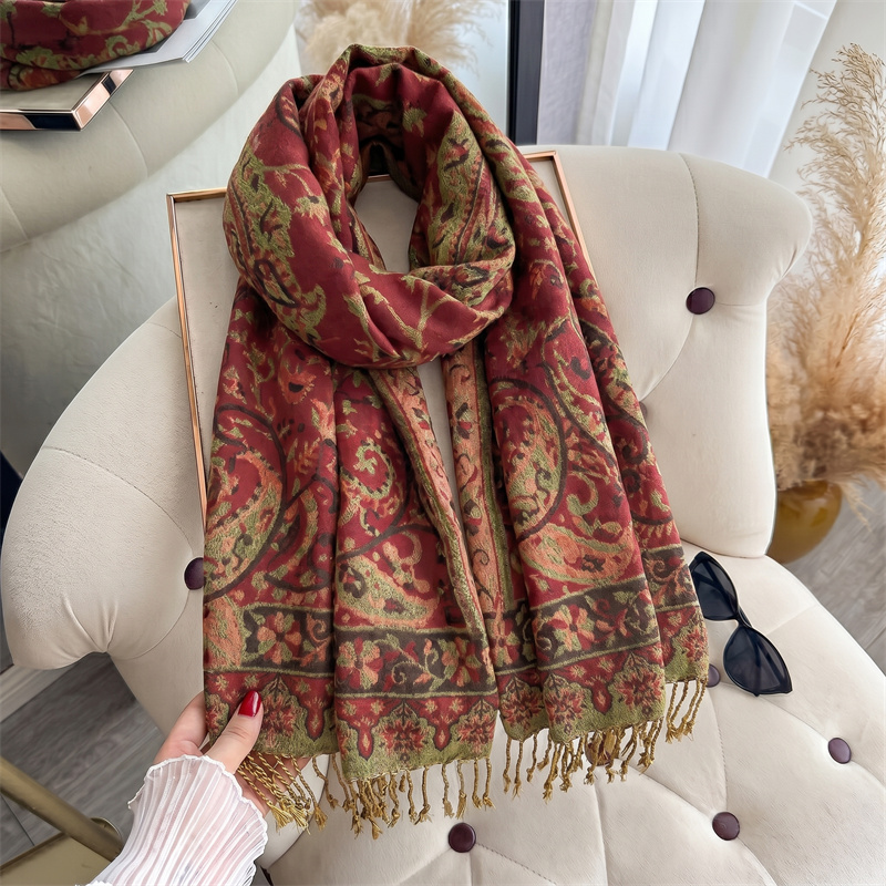 ผ้าพันคอแคชเมียร์แบรนด์หรูสำหร - Cashmere Pashmina Wrap บทวิจารณ์และราคา