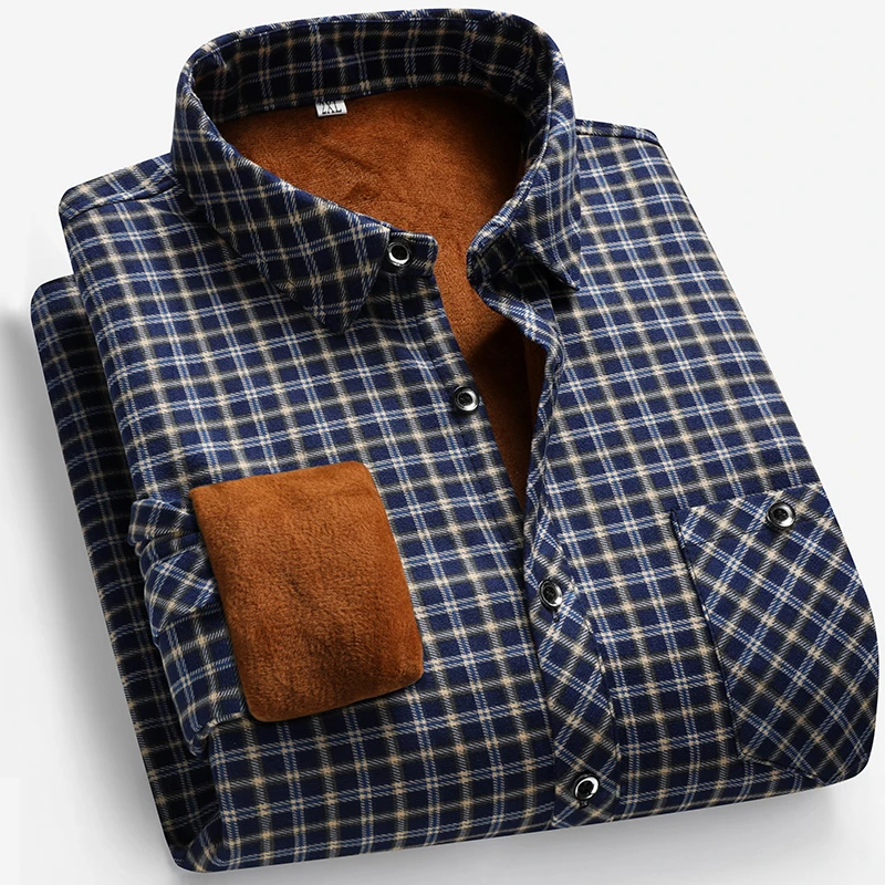 2026 ฤดูใบไม้ร่วงและฤดูหนาวเสื - Flannel Shirt Lined บทวิจารณ์และราคา