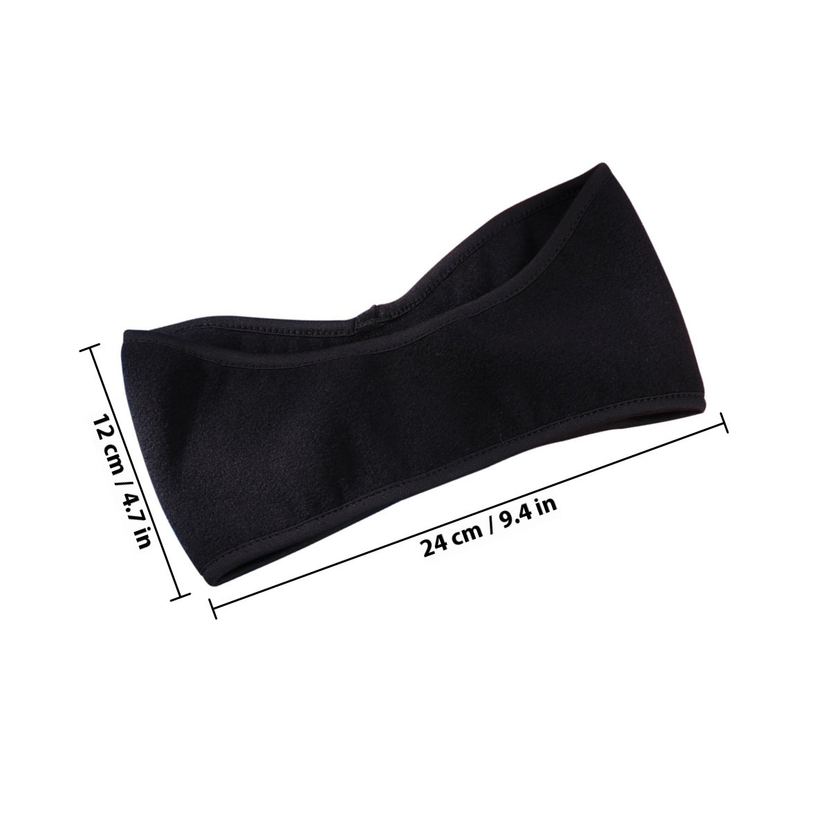 ที่ปิดหูแบบยูนิเซ็กส์สีดำ ผ้าฟ - Fleece Ear Warmer Band บทวิจารณ์และราคา