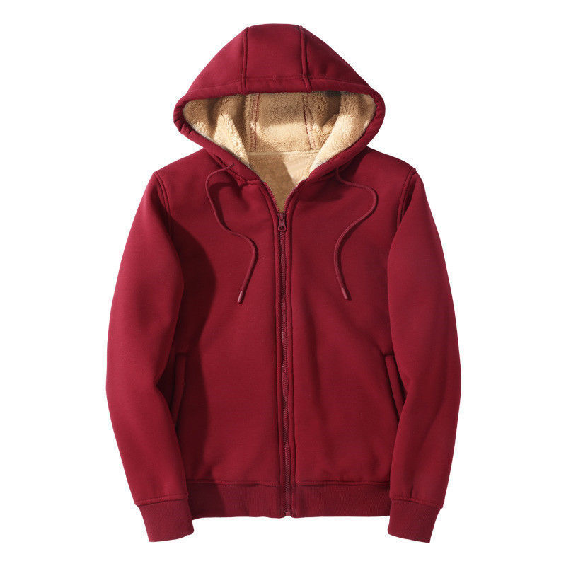 2025ฤดูหนาวWindproof Hoodie-ผู - Sherpa Hoodie Fleece บทวิจารณ์และราคา