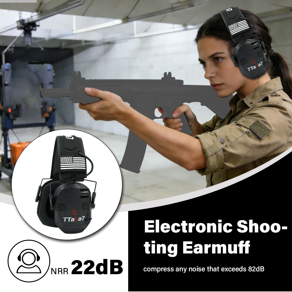 W1/W3 ที่ครอบหูอิเล็กทรอนิกส์แ - Earmuffs Foldable บทวิจารณ์และราคา