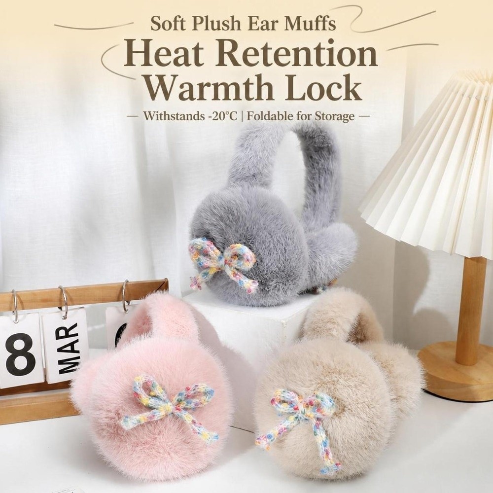 ที่ปิดหูขนเฟอร์เทียมมิงค์นุ่มฟ - Earmuffs Foldable บทวิจารณ์และราคา