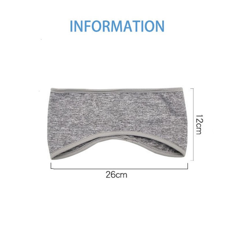 กีฬาฤดูหนาว Sweatband แถบคาดศี - Fleece Ear Warmer Band บทวิจารณ์และราคา
