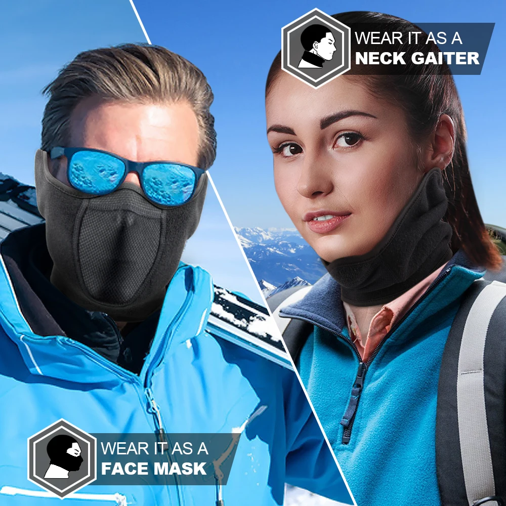 ฤดูหนาวคออุ่นฝาครอบหูขนแกะเย็น - Fleece Ear Warmer Band บทวิจารณ์และราคา