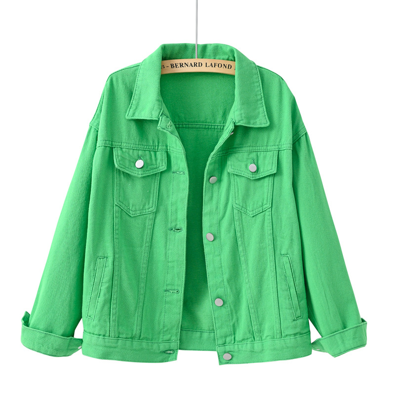 สั้นผู้หญิง Denim Coat ฤดูใบไม - Down Jacket Packable บทวิจารณ์และราคา